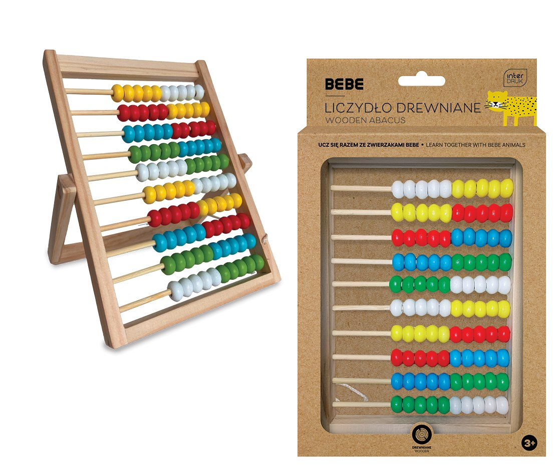 Liczydło drewniane z podstawką BB Kids Interdruk